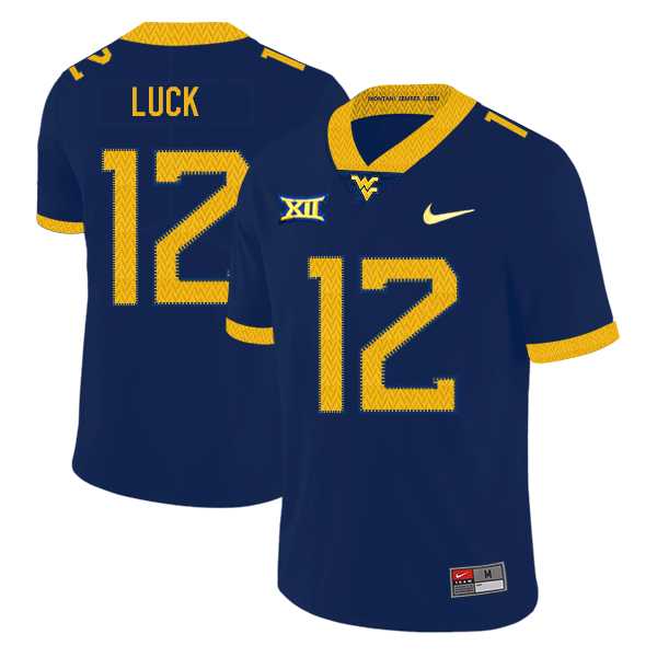 West Virginia Mountaineers 12 Oliver Luck Navy College Football Jersey Dzhi,We sell and wholesale West Virginia Mountaineers 12 Oliver Luck Navy College Football Jersey Dzhi on line form chian!
